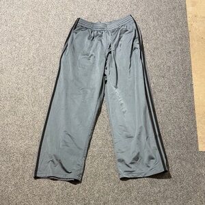 Adidas Gray Pants with Black Accents